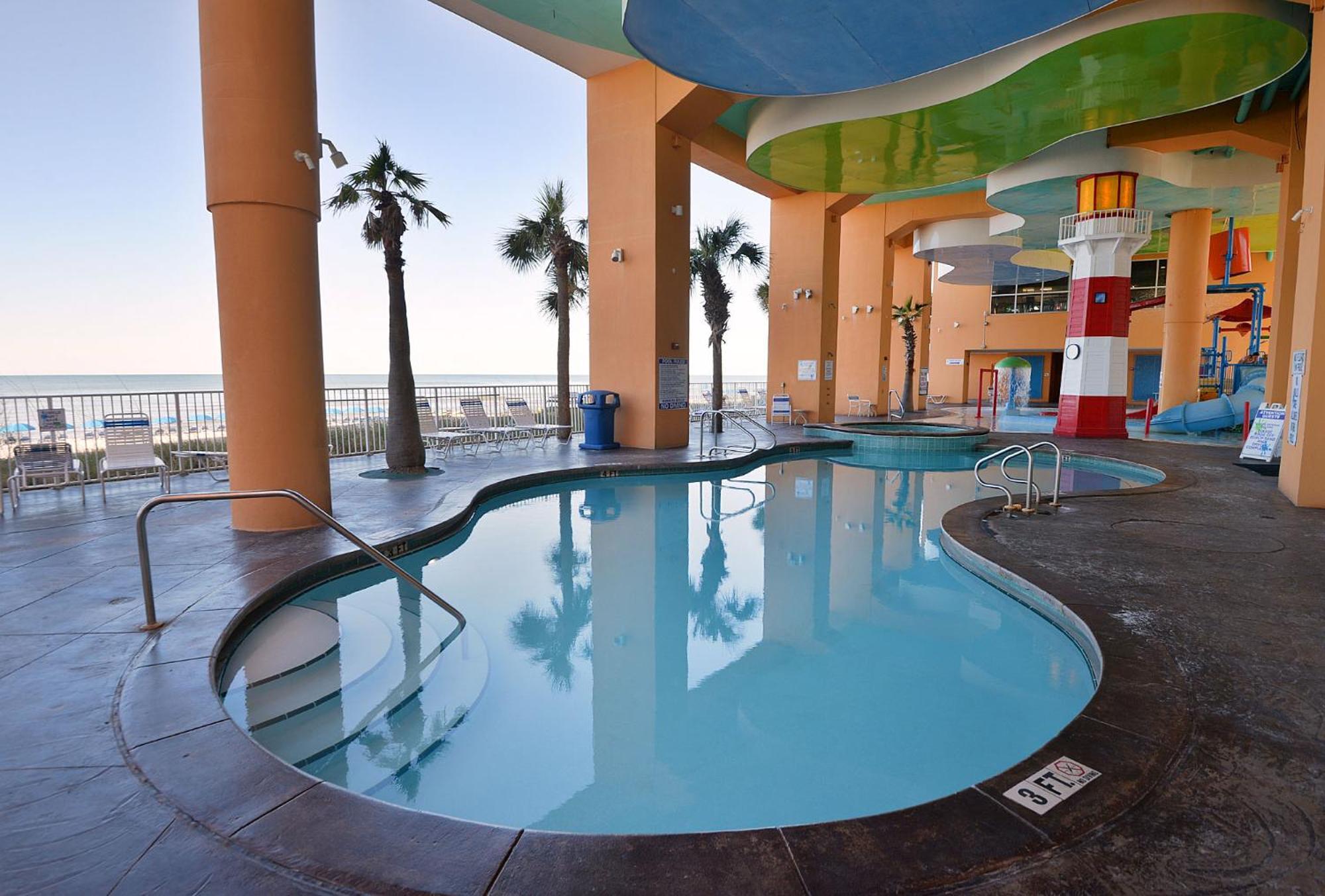 Beachfront Oasis At Splash Resort And Condos Panama City Beach Buitenkant foto