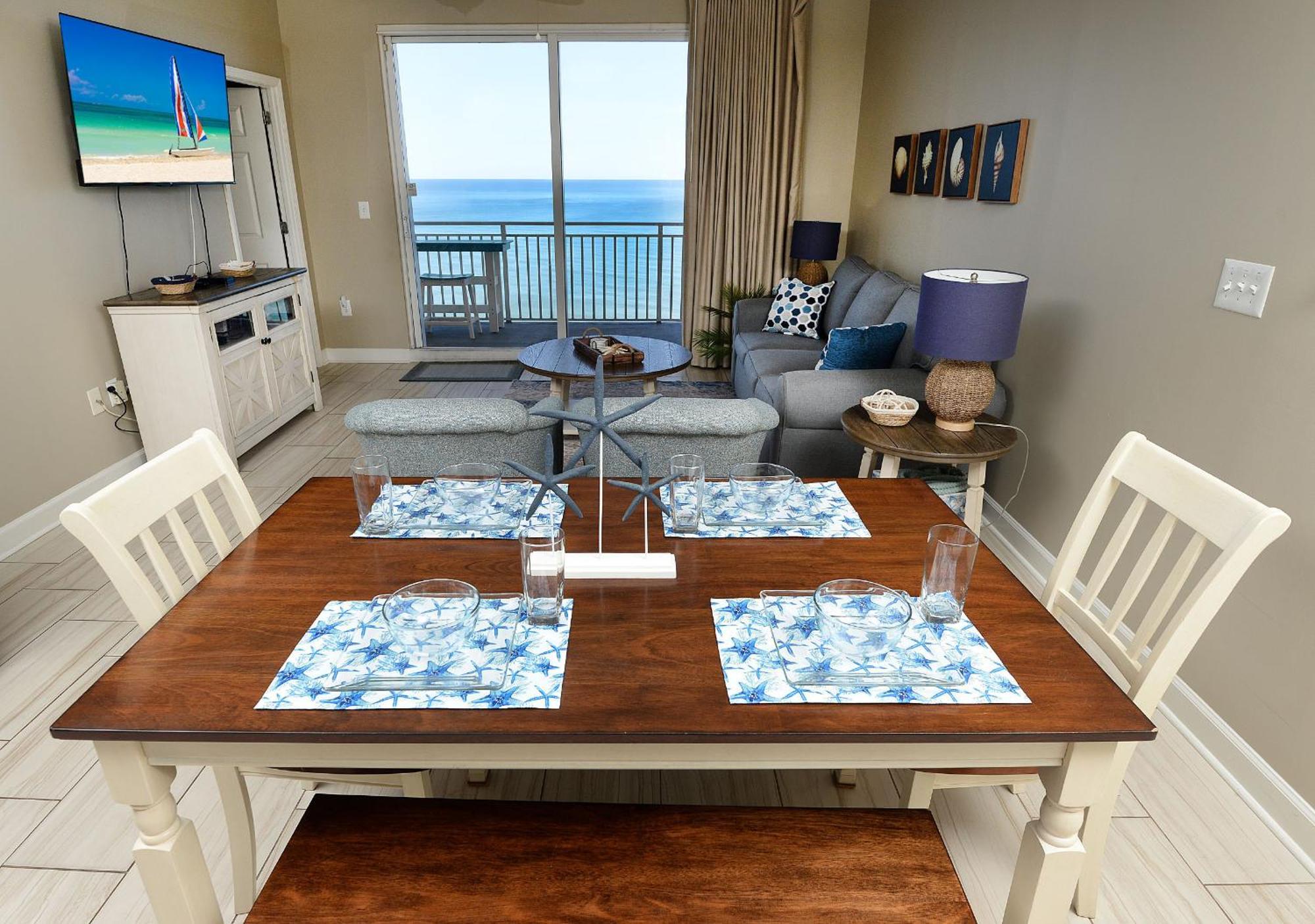 Beachfront Oasis At Splash Resort And Condos Panama City Beach Buitenkant foto