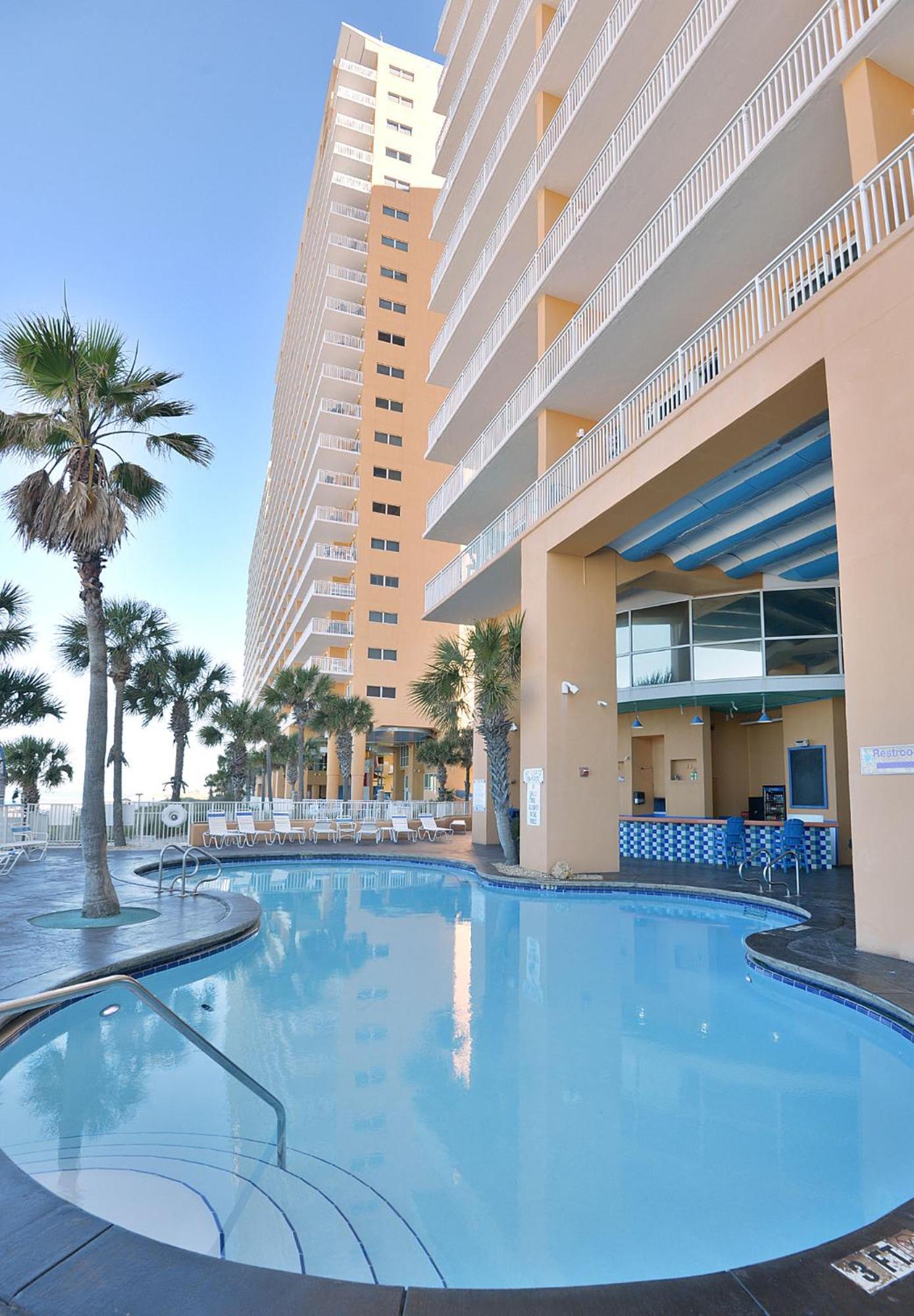 Beachfront Oasis At Splash Resort And Condos Panama City Beach Buitenkant foto