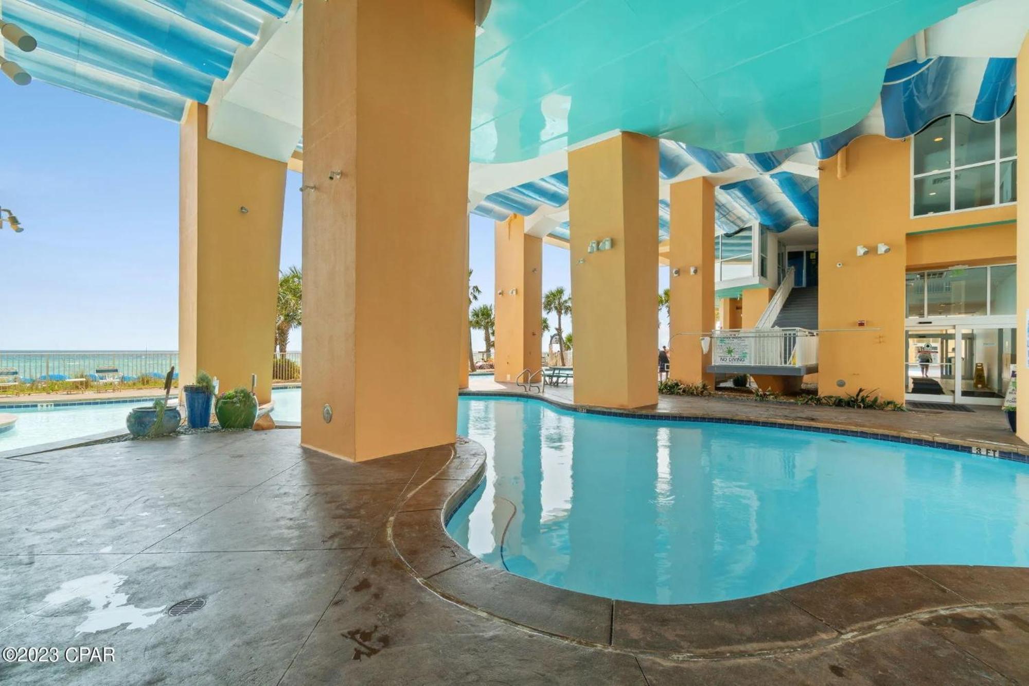 Beachfront Oasis At Splash Resort And Condos Panama City Beach Buitenkant foto